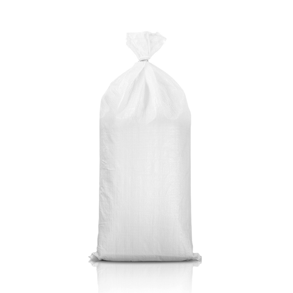 Sand Bags, Woven Polypropylene Empty White Sandbags - Open Top, 40